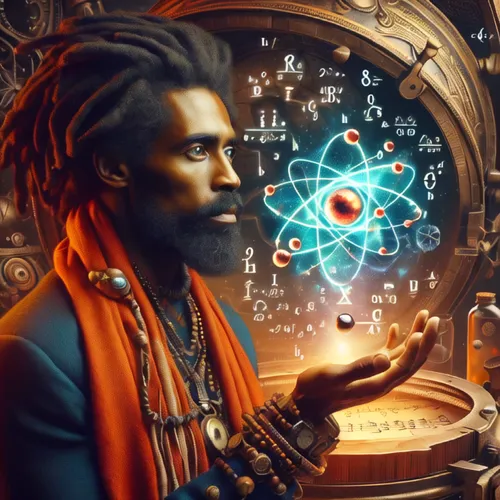 euclid,alchemy,connectedness,theoretician physician,metatron's cube,astral traveler,physicist,clockmaker,sacred geometry,sci fiction illustration,magus,scientist,time traveler,watchmaker,zodiac sign l