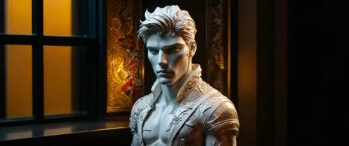 querelle,constantine,daken,hellblazer,sculpted,parrish