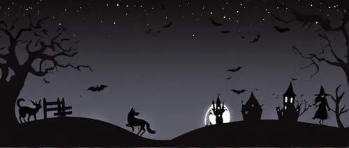 halloween silhouettes,halloween background,halloween illustration,halloween wallpaper,halloween scene,house silhouette,crown silhouettes,halloween vector character,sewing silhouettes,silhouette art,halloween border,celebration of witches,halloween banner,the night of kupala,halloween bare trees,animal silhouettes,houses silhouette,silhouettes,women silhouettes,halloween poster,Unique,Paper Cuts,Paper Cuts 05