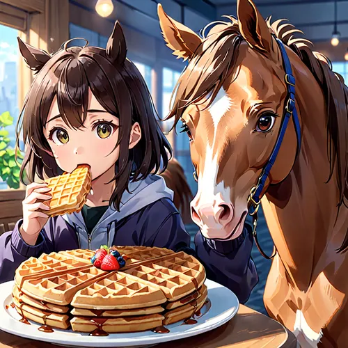 play horse,horse,spring pancake,two-horses,brown horse,dream horse,horses,big horse,pancake,stable animals,plate of pancakes,waffle,pancakes,horse free,neigh,a horse,equestrian,horse horses,crepe,horse supplies,Anime,Anime,Realistic