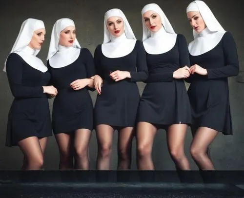 HJRYJKK,an image of some very pretty nun girls,nuns,nunsense,monjas,nun,womenpriests,postulants