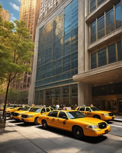 new york taxi,taxicabs,taxis,yellow taxi,taxi cab,cabs,taxicab,cabbies,lexcorp,oscorp,taxi stand,tishman,nyclu,juilliard,citicorp,5th avenue,wall street,bloomingdales,wallstreet,limos,Illustration,Realistic Fantasy,Realistic Fantasy 03