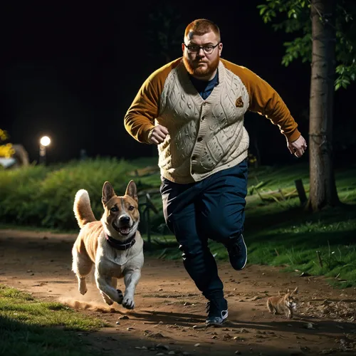 running dog,runyonesque,two running dogs,run,rekdal,ruzowitzky