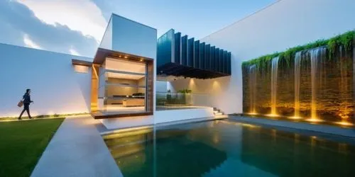 cube house,modern house,cubic house,modern architecture,glass wall,landscape design sydney