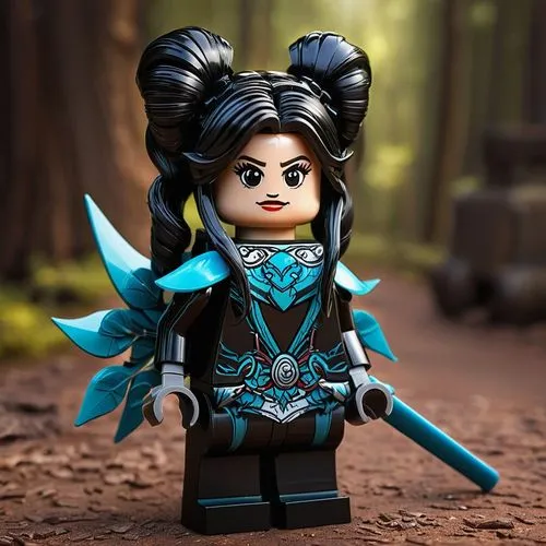 vax figure,blue enchantress,minifigure,evil fairy,rumple,sorceror,Conceptual Art,Fantasy,Fantasy 11