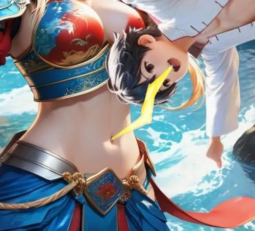 nami,kos,hamearis lucina,navel,tiber riven,mergus,elza,kinara,monsoon banner,nero claudius,playmat,mar,athena,cropped image,ephedra,lasso,the sea maid,yang,vexiernelke,abs