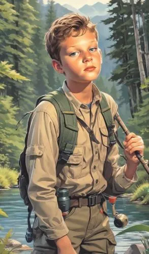 webelos,boy scouts,scoutmaster,rifleman,scoutmasters,usfws,khaki,giacaman,survivorman,scoutcraft,sjc,egon,orvis,minkus,offerman,children's background,mcconkey,flyfishing,biologist,paleobotanist,Digital Art,Sticker