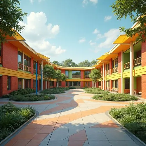 3d rendering,townhomes,sketchup,dorms,cohousing,courtyards,school design,dormitory,townhouses,render,apartment complex,3d rendered,new housing development,apts,dormitories,courtyard,maisonettes,ecovillages,apartments,3d render,Photography,General,Realistic