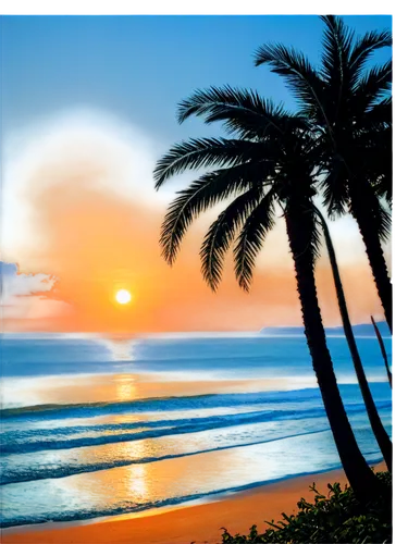 sunrise beach,sunset beach,easter sunrise,coconut palms,sunburst background,paradises,coast sunset,tropical beach,coconut trees,dream beach,tropical sea,palm field,beach landscape,beautiful beaches,hawaii,beach scenery,subset,two palms,varkala,palmbeach,Conceptual Art,Fantasy,Fantasy 05