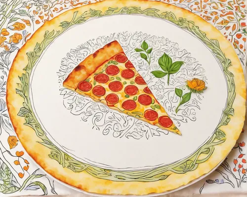 Write a cheesy love letter to a slice of pizza.,salad plate,decorative plate,placemat,slice of pizza,tomato pie,pizza topping,plates,pizza stone,vintage dishes,hands holding plate,slice,quarter slice,