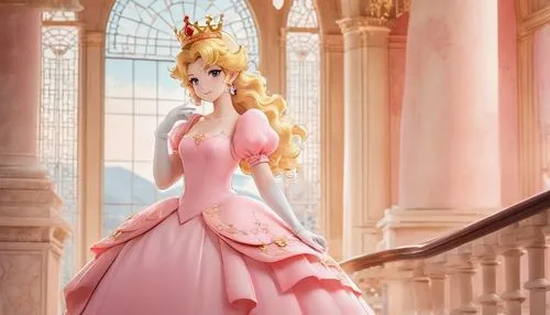 cinderella,fairy tale character,principessa,princess crown,rosalina,heart with crown,rapunzel,a princess,princess sofia,ball gown,ballgown,peach,princess,euphemia,tiara,cendrillon,princessa,princedoms,princeps,peignoir,Illustration,Japanese style,Japanese Style 04