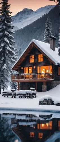 the cabin in the mountains,house in the mountains,house in mountains,winter house,house with lake,snowy landscape,winter lake,log cabin,coziness,log home,snow roof,mountain hut,snow landscape,chalet,avoriaz,snow shelter,beautiful home,snow house,winter landscape,christmas landscape,Art,Artistic Painting,Artistic Painting 31