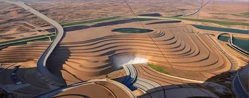 yas marina circuit,dubai desert,united arab emirates,race track,abu dhabi,aerial landscape,dubai,yas island,abu-dhabi,meanders,earthworks,landform,california raceway,dhabi,aeolian landform,uae,dubai frame,jordan river valley,futuristic landscape,farmlands,Photography,General,Realistic