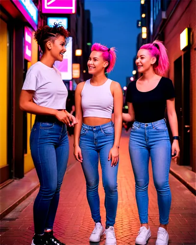 stooshe,lydians,velvelettes,jeans background,bananarama,pink background,smiley girls,young women,byker,bgc,retro women,stepsisters,pinzi,honeyz,reeperbahn,cholas,akuapem,elles,fuzzbox,girlband,Conceptual Art,Sci-Fi,Sci-Fi 26