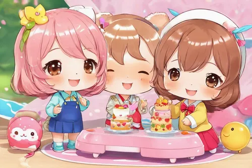 Discuss the variances between two concepts.,kawaii children,kawaii ice cream,naginatajutsu,kawaii people swimming,amusement ride,amusement park,dolls pram,ice cream cart,kawaii snails,kawaii,together 