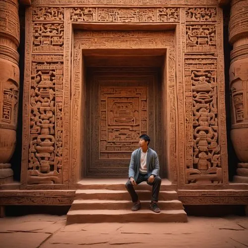 abu simbel,edfu,egyptian temple,simbel,aswan,pharaonic,sirpur,jaisalmer,egypt,abydos,maheshwar,khajuraho,dendera,pattadakal,sanchi,theed,huaca,konark,egyptian,egyptologist,Conceptual Art,Sci-Fi,Sci-Fi 05