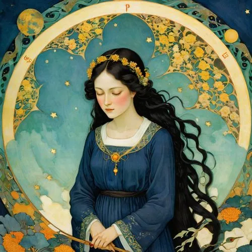 ostara,baoshun,diwata,elenore,andromeda,ariadne,Illustration,Retro,Retro 07