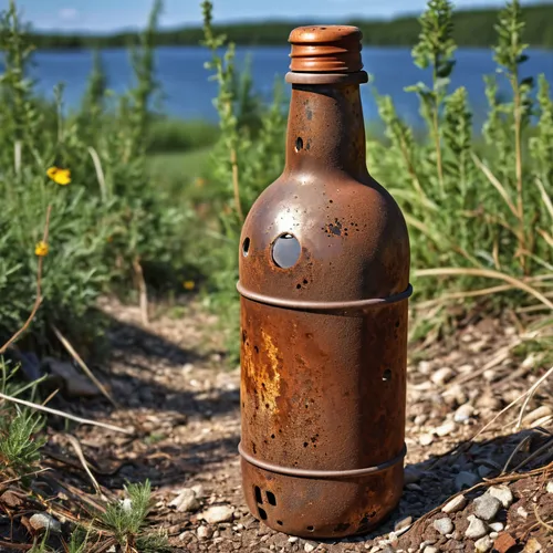 bottle made of rust metal,isolated bottle,message in a bottle,drift bottle,gas bottle,poison bottle,gas cylinder,two-liter bottle,gas bottles,bottle of oil,glass bottle,bottle fiery,vacuum flask,bottl