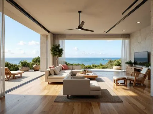 oceanfront,penthouses,ocean view,seaside view,modern living room,holiday villa,oceanview,living room,beach house,window with sea view,fresnaye,beachfront,contemporary decor,interior modern design,livingroom,home interior,dunes house,luxury home interior,3d rendering,sea view