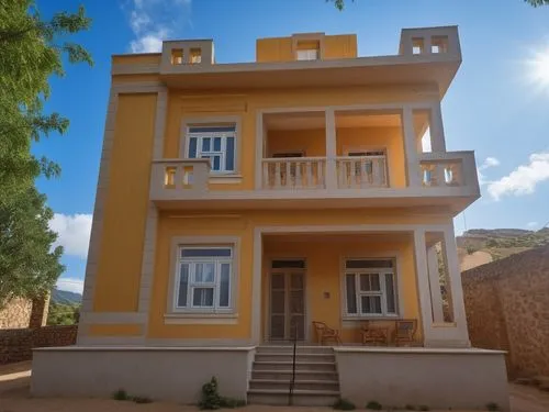 house with caryatids,casitas,house front,house facade,mahdavi,asmara,Photography,General,Realistic