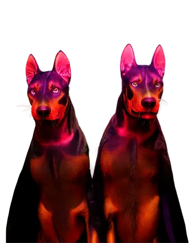 dobermans,doberman,pinscher,derivable,cerberus,doberan,woofers,dobermannt,hellhounds,kelpie,dogstar,color dogs,hellhound,dog frame,dobie,two dogs,constellation wolf,rottweiler,canine,dobe,Conceptual Art,Sci-Fi,Sci-Fi 26