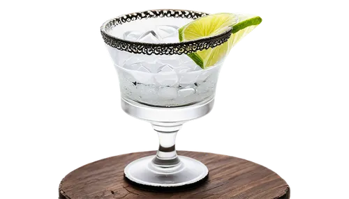 Tequila shot, salt rimmed glass, lime wedge, ice, clear liquid, ornate metal shot glass holder, dark wooden table, dim bar lighting, shallow depth of field, close-up composition, vibrant color tone, r