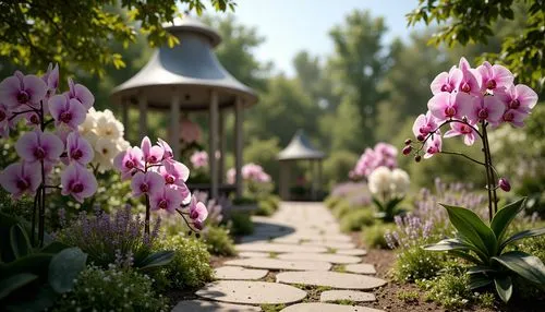 nature garden,cottage garden,flower garden,3d render,render,3d rendering,pathway,sake gardens,3d rendered,monastery garden,beautiful garden flowers,walkway,wooden path,flower border,climbing garden,gardens,garden,nurseries,garden flowers,green garden