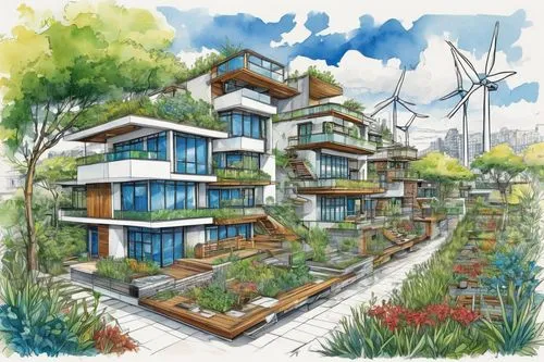 ecovillages,cohousing,ecovillage,microhabitats,passivhaus,ecological sustainable development,ecotopia,permaculture,garden design sydney,ecoterra,seasteading,europan,greentech,envirocare,xerfi,urban design,ecotech,landscape designers sydney,landscape design sydney,houses clipart,Illustration,Black and White,Black and White 05