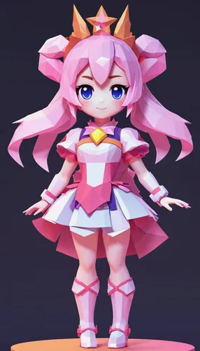 3d figure,crown render,3d model,knight star,game figure,pink vector,tiara,kotobukiya,malva,figurine,pixaba,star polygon,peach,princess crown,kamaboko,star roll,heart with crown,plush figure,3d render,peach rose,Unique,3D,Low Poly