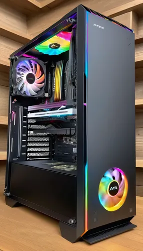 fractal design,pc,computer art,barebone computer,desktop computer,computer case,compute,computer workstation,computer graphics,turbographx,computer generated,computer cooling,cyclocomputer,trip computer,lures and buy new desktop,techno color,rainbow colors,rainbow rabbit,ryzen,pro 50,Conceptual Art,Daily,Daily 13