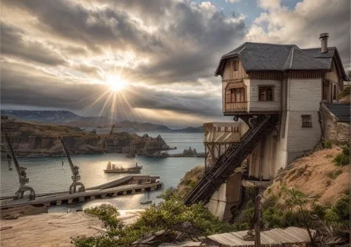 montenegro,house by the water,gaztelugatxe,sveti stefan,balkans,kings landing,italy liguria,eilean donan castle,dubrovnik,popeye village,albania,house of the sea,fisherman's house,crimea,vernazza,eile