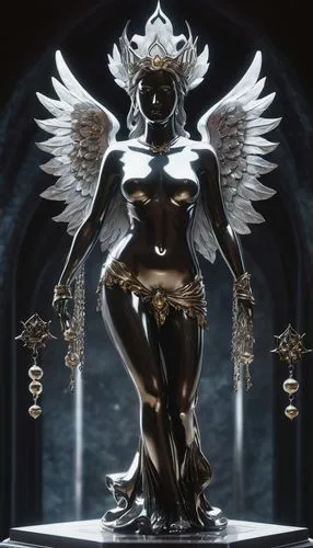 black angel,angel statue,angel figure,cherubim,sirene,seraphim,baroque angel,dark angel,seraph,hekate,archangel,the archangel,goddess of justice,lady justice,stone angel,derivable,decorative figure,metal figure,angel of death,demoness,Art,Classical Oil Painting,Classical Oil Painting 23