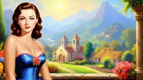 scummvm,maureen o'hara - female,cartoon video game background,tropico,fantasy woman,jane russell-female