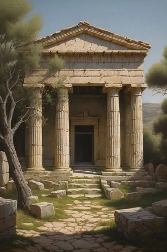 greek temple,roman temple,temple of diana,amphipolis,artemis temple,patara,tempio,zeugma,knidos,phaistos,poseidons temple,panagora,leptis,erechtheus,palace of knossos,segesta,ancient house,temple of hercules,synaxarion,baalbek,Conceptual Art,Daily,Daily 30