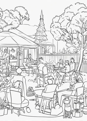 Stay at Home Holidays. Events were staged to help distract war woes. Fun during the eightsome reel at Hazlehead park summer 1942,coloring page,coloring pages,food line art,coloring pages kids,coloring