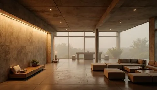 interior modern design,amanresorts,concrete ceiling,minotti,corten steel,luxury home interior,exposed concrete,dunes house,snohetta,contemporary decor,home interior,glass wall,living room,water mist,penthouses,modern decor,livingroom,modern living room,interior design,modern room