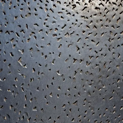 cirrocumulus,fish scales,mumuration,perforations,metal cladding,rivets,bird pattern,perforation,perforators,metal embossing,steel sculpture,grating,condensation,leaf pattern,sieves,braille,voronoi,micrometeoroid,crocodile skin,spatters,Photography,General,Realistic