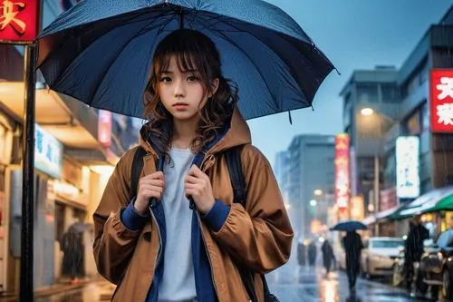 asian umbrella,japanese umbrella,japanese umbrellas,japanese woman,umbrella,walking in the rain,in the rain,anime japanese clothing,tokyo ¡¡,raincoat,korean drama,japan,umbrella pattern,rainy,tokyo,taipei,shibuya,umbrellas,rainy day,japanese background,Illustration,American Style,American Style 04