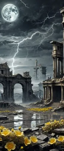 ancient city,philippopolis,theed,scythopolis,osgiliath,imperial shores,tartarus,naboo,herakleion,themyscira,khandaq,coruscating,halicarnassus,destroyed city,constantinople,fantasy picture,imperialis,propylaea,coruscant,atlantis,Conceptual Art,Fantasy,Fantasy 33