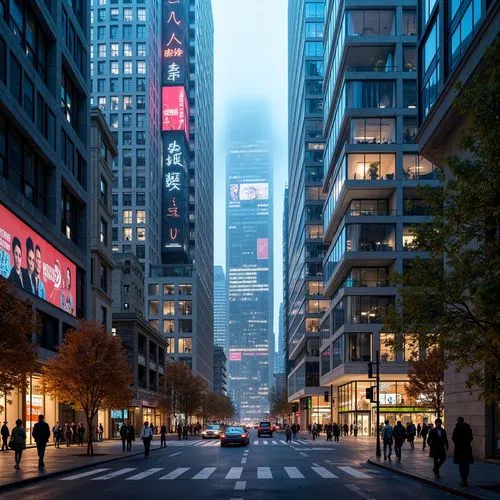 1 wtc,new york streets,city scape,shinjuku,lujiazui,guangzhou,wangfujing,xujiahui,shanghai,manhattan,shangai,hudson yards,city corner,chongqing,manhattanite,business district,huayi,skyscrapers,one world trade center,tishman