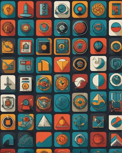 fruit icons,systems icons,circle icons,fruits icons,set of icons,food icons,icon set,abstract shapes,abstract retro,coffee icons,japanese icons,pill icon,60s,assortment,website icons,shapes,animal icons,memphis shapes,chess icons,dental icons,Illustration,American Style,American Style 14