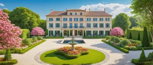 ritzau,bendemeer estates,villa balbianello,country estate,parterre,villa balbiano,villa d'este,palladianism,country house,landscaped,villa cortine palace,dreamhouse,chateau,giardino,luxury property,villa,home landscape,domaine,highgrove,luxury home,Art,Classical Oil Painting,Classical Oil Painting 36