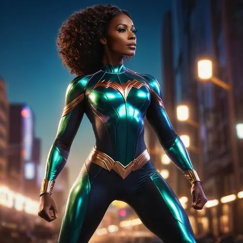 super heroine,superwoman,super woman,nomani,superheroine,neon body painting,Photography,General,Cinematic