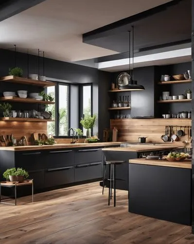 modern kitchen interior,kitchen design,gaggenau,dark cabinets,dark cabinetry,modern kitchen,scavolini,modern minimalist kitchen,kitchen interior,kitchens,tile kitchen,chefs kitchen,cocina,kitchen shop,cucina,star kitchen,kitchen,paykel,wood casework,kitchenette,Photography,General,Realistic