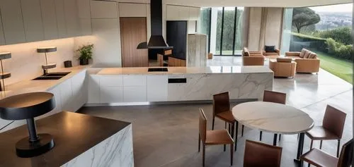 fait moi le rendu réaliste de la cuisine avec cuisine moderne texture marbre et mets moi un perssonage entrain de cuisiner et eclairage naturelle et vitrage et detail en bois noir  ,modern kitchen,mod