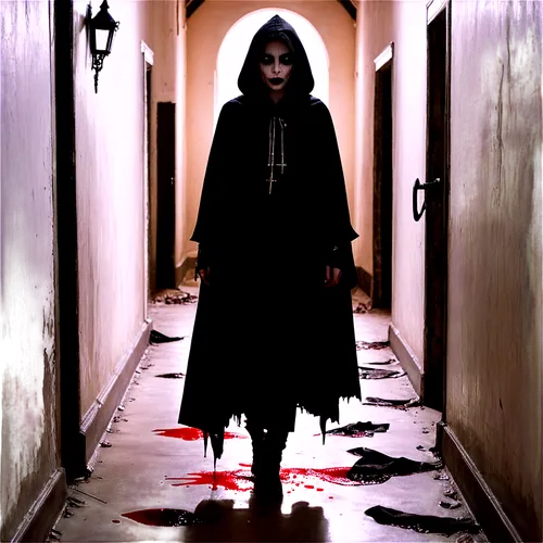 the nun,jordison,kayako,deisher,the morgue,slasher,redrum,cultist,bhoot,grimm reaper,tenebrae,ahsa,sanitarium,malefic,occultist,mortuary,asylum,gehenna,outlast,creepy doorway,Illustration,Black and White,Black and White 31