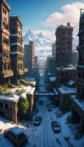 syberia,scampia,cosmodrome,post-apocalyptic landscape,varsavsky,postapocalyptic,Conceptual Art,Fantasy,Fantasy 16