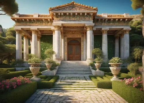 panagora,greek temple,palladian,palladianism,artemis temple,temple of diana,arcadia,apolloni,neoclassic,house with caryatids,roman temple,vittoriano,pompeii,halicarnassus,neoclassical,octavian,palaces,apollonia,pyrrho,caesar palace,Art,Artistic Painting,Artistic Painting 32