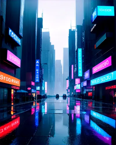 cybercity,shinjuku,neon arrows,neons,tokyo city,cityscape,metropolis,neon sign,tokyo,cityzen,cyberscene,neon lights,colorful city,urbanworld,vapor,raindops,neon light,cinema 4d,noncorporate,time square,Illustration,Abstract Fantasy,Abstract Fantasy 18