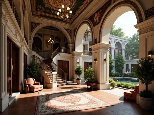 sursock,entrance hall,cochere,dolmabahce,lobby,emirates palace hotel,rosecliff,nemacolin,luxury home interior,foyer,palatial,hotel lobby,gleneagles hotel,hallway,lanesborough,athenaeum,marble palace,salone,claridges,venetian hotel